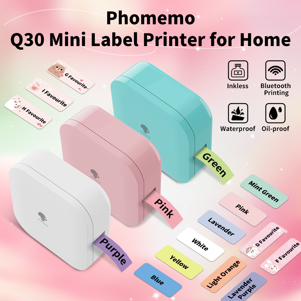 Commercial Printing Labels - Phomemo Q30 Wireless Thermal Label Printer