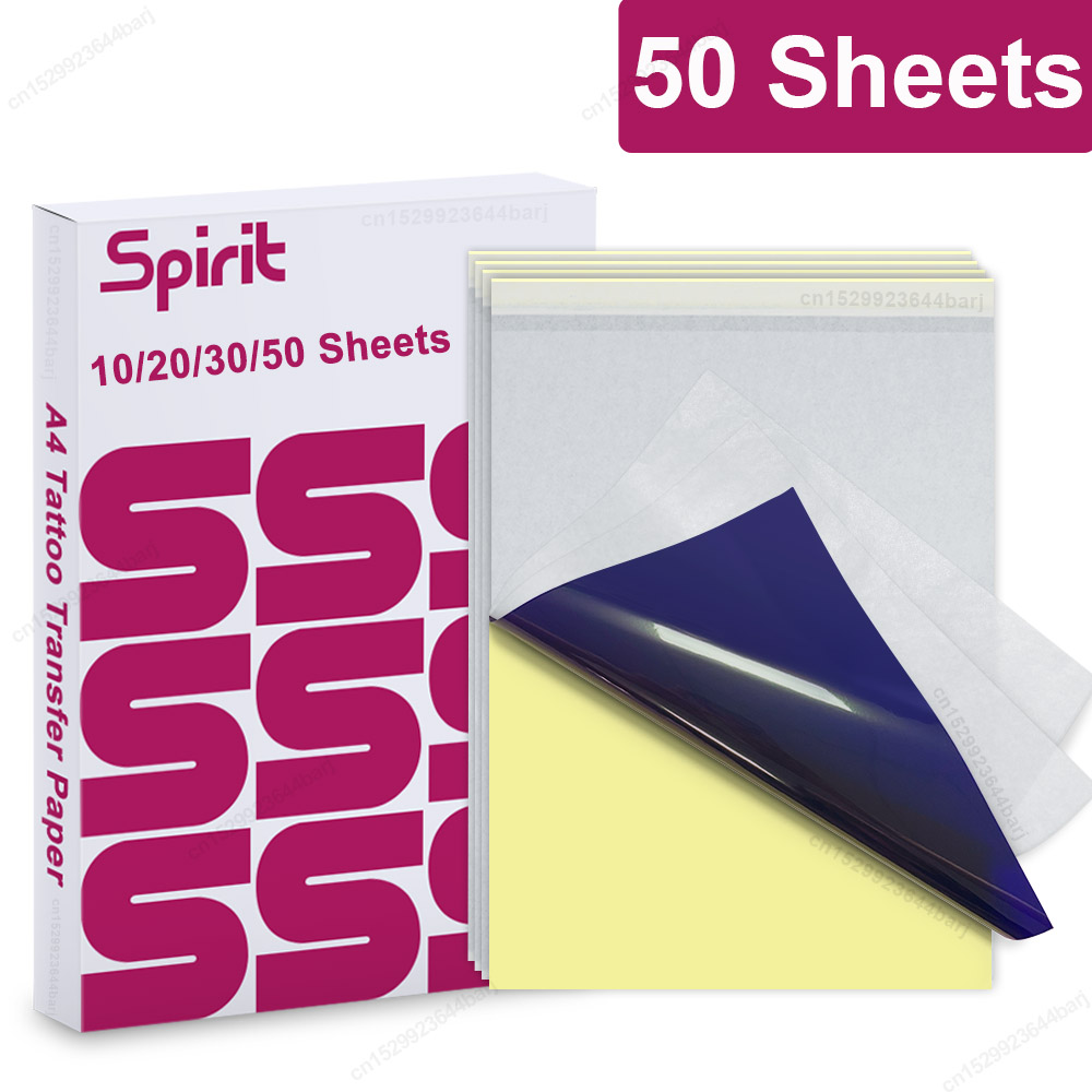 White Toner Transfer Paper - 10/20/30/50 Sheets Tattoo Transfer Paper A4