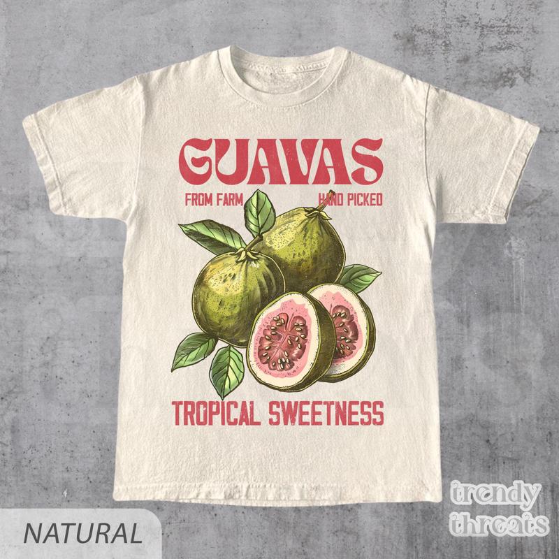 Commercial Printing Labels - Guavas Retro Commercial T Shirt Vintages