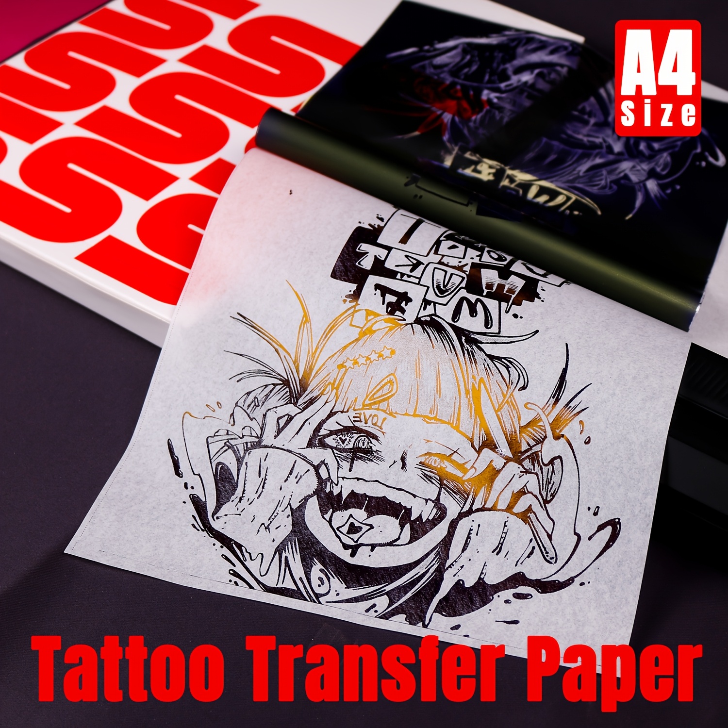 White Toner Transfer Paper - 10/20/50/100pcs Tattoo Transfer Paper 4 Layers