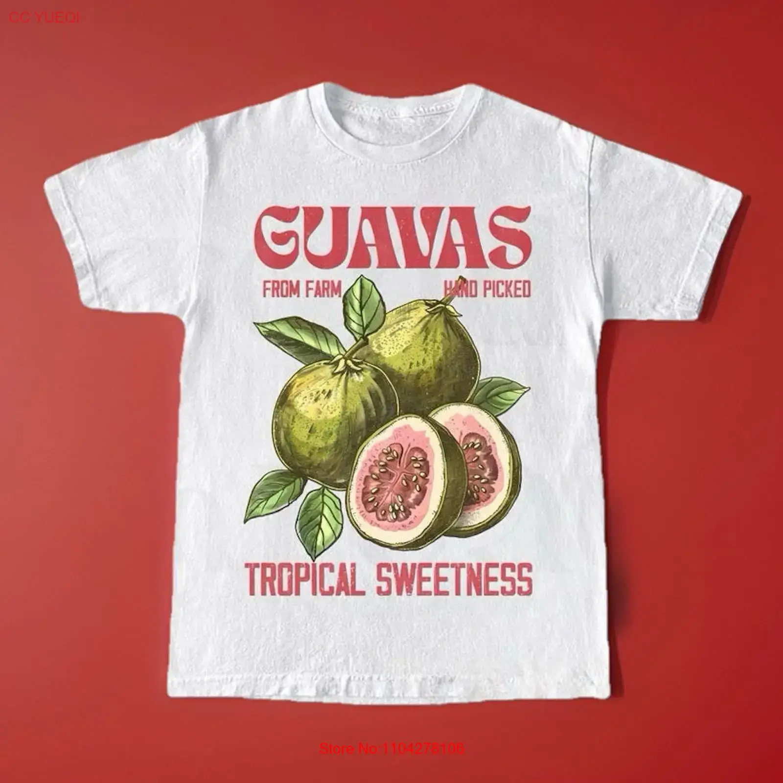 Guavas Retro Commercial T Shir - Commercial Printing Labels avaliação e preço