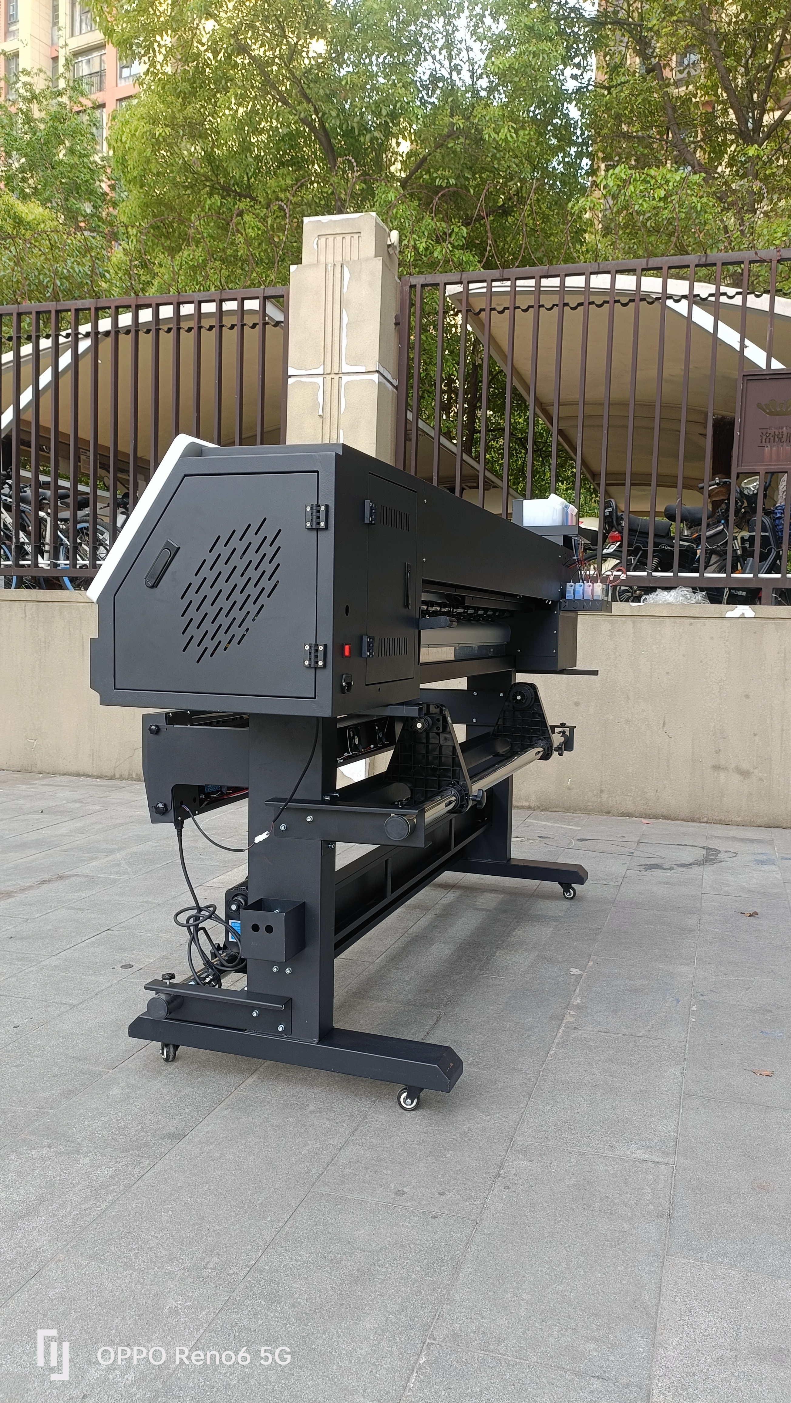 High speed roll multicolor Ink - Commercial Vinyl Printing Machine avaliação e preço