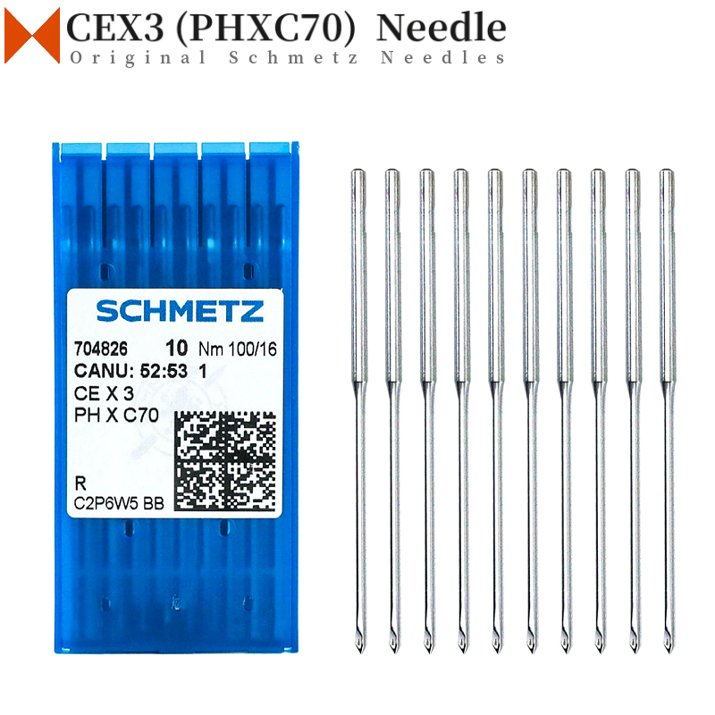 10 PCS CEX3 (PHXC70) Schmetz N - Commercial Embroidery Machine avaliação e preço