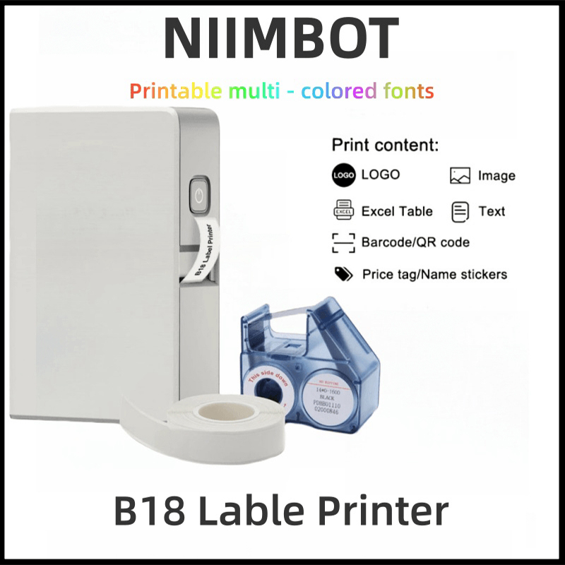 NIIMBOT B18 Color Label Printe - Commercial Printing Labels avaliação e preço