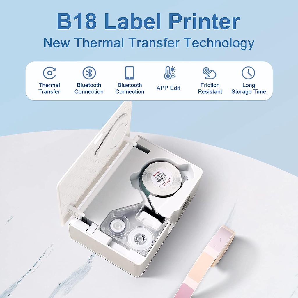 NIIMBOT B18 Color Label Printe - Commercial Printing Labels avaliação e preço