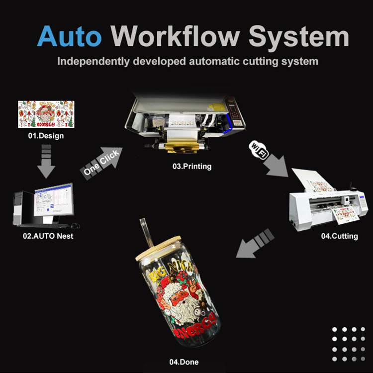 Intelligent Auto Cutting 4 Pri - Dtf Printer Machine avaliação e preço
