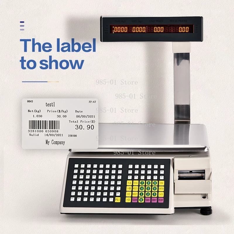 Electronic Scale with Adhesive - Commercial Printing Labels avaliação e preço
