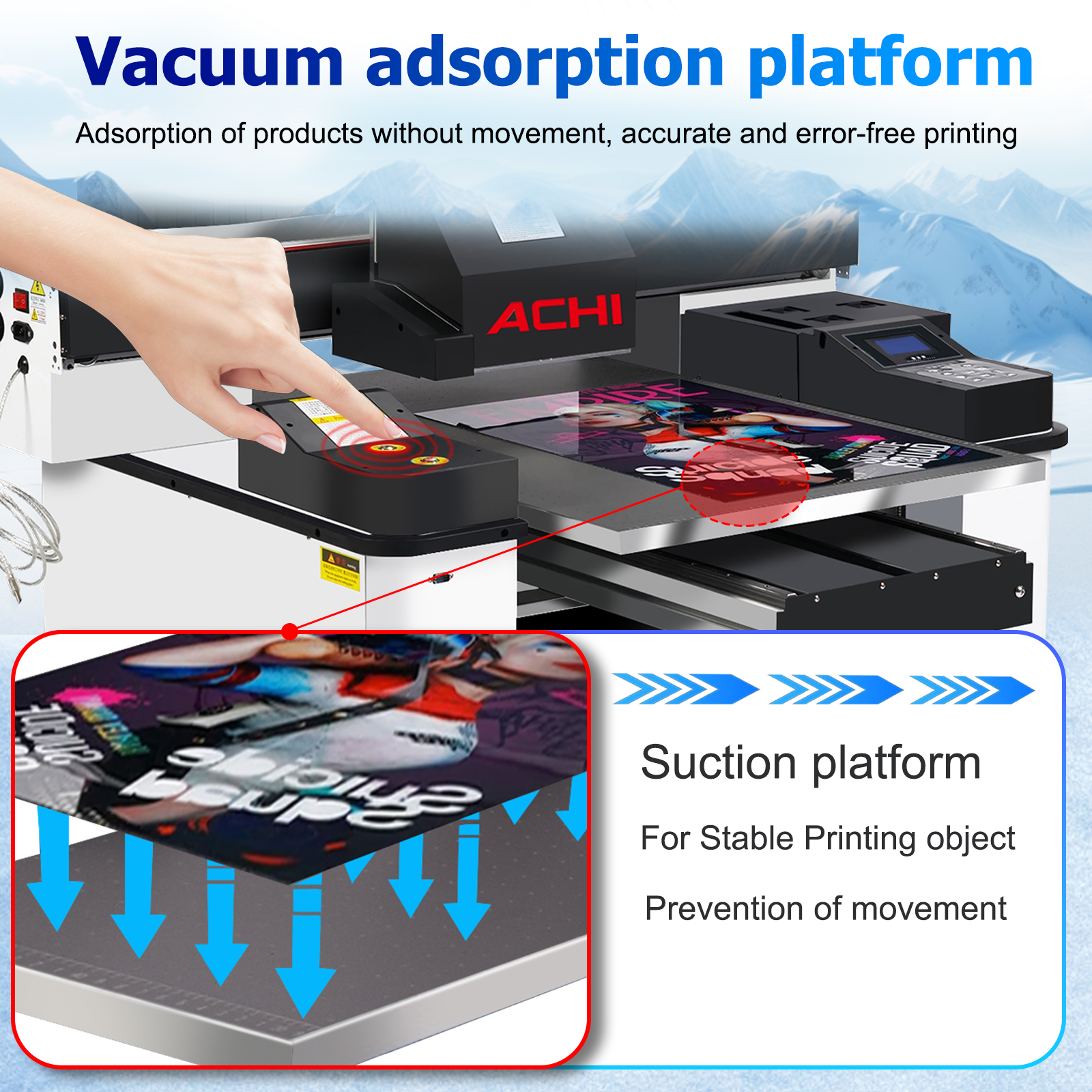 UV Flatbed Printer A1 Size UV  - Commercial Uv Printing Machine avaliação e preço