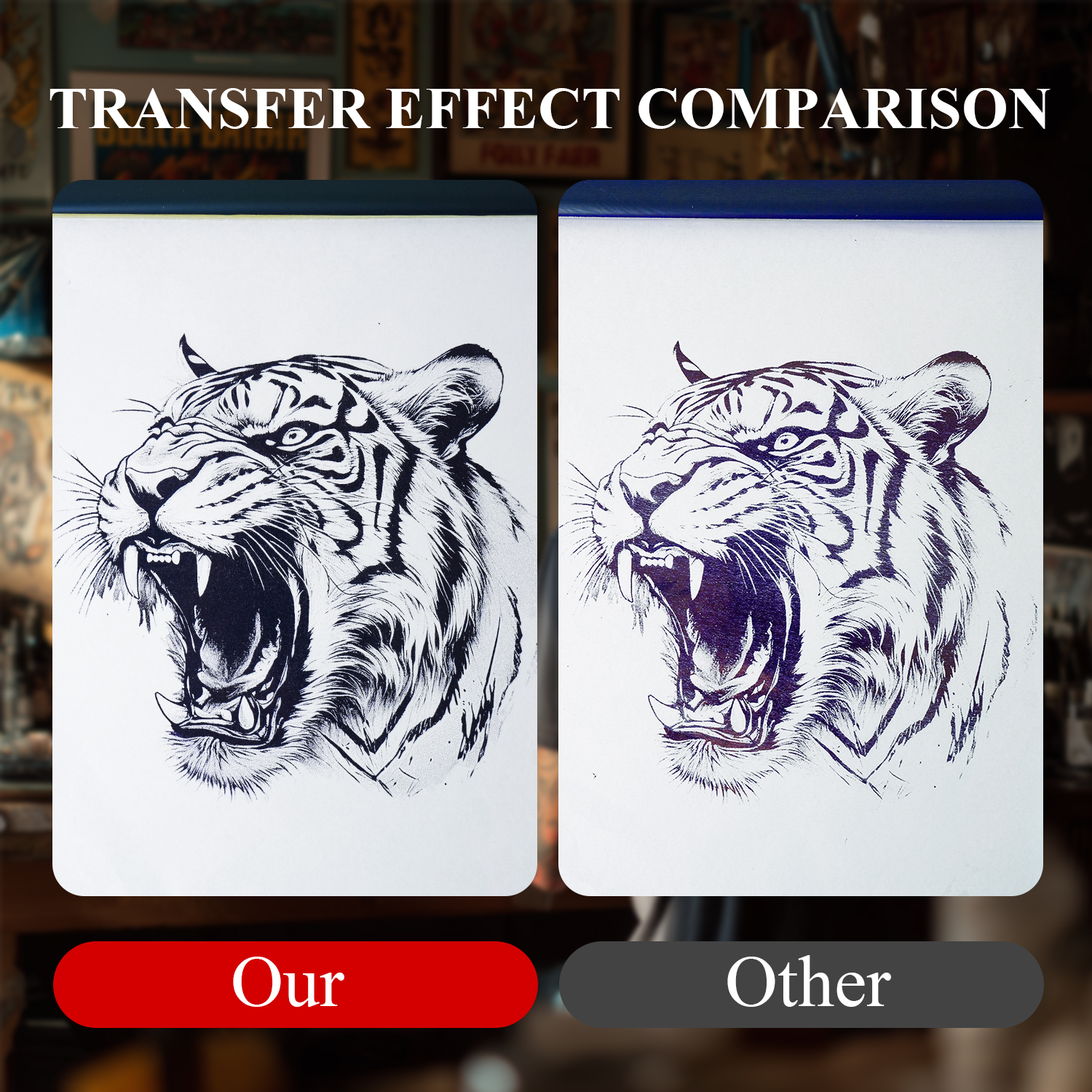 20/50/100PCS Premium Tattoo Tr - White Toner Transfer Paper avaliação e preço