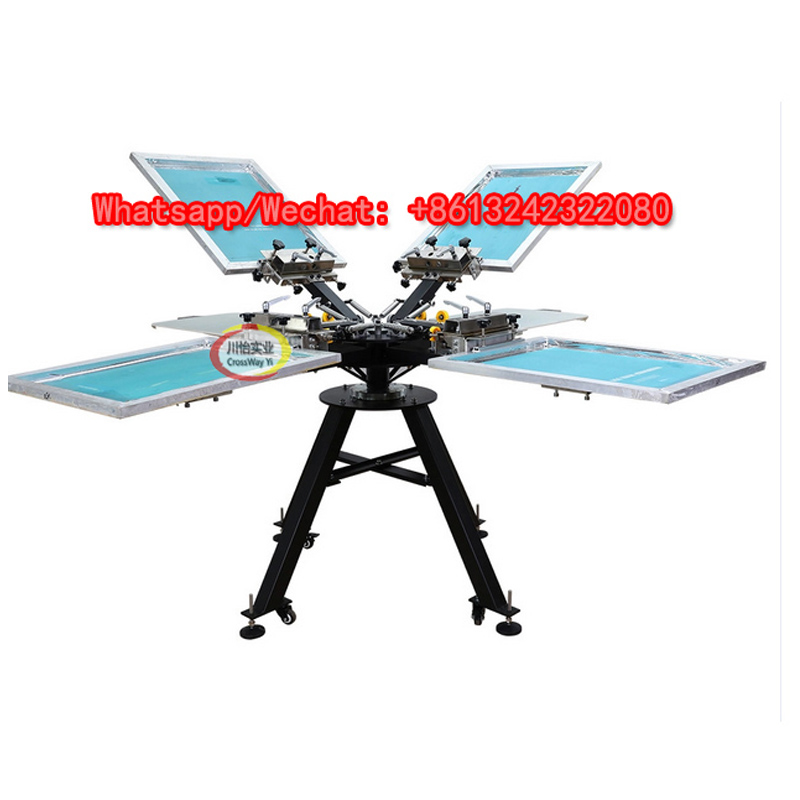 4 Color Screen Printing Machin - Commercial Printing Types avaliação e preço