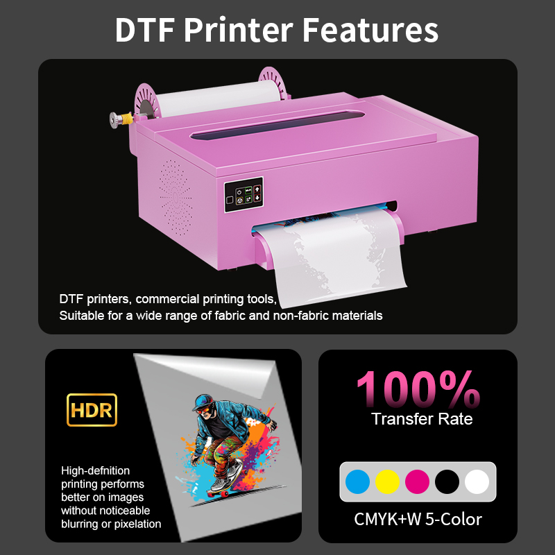 FCOLOR A4 Small Pet Film t Shi - Dtf Printer Machine avaliação e preço