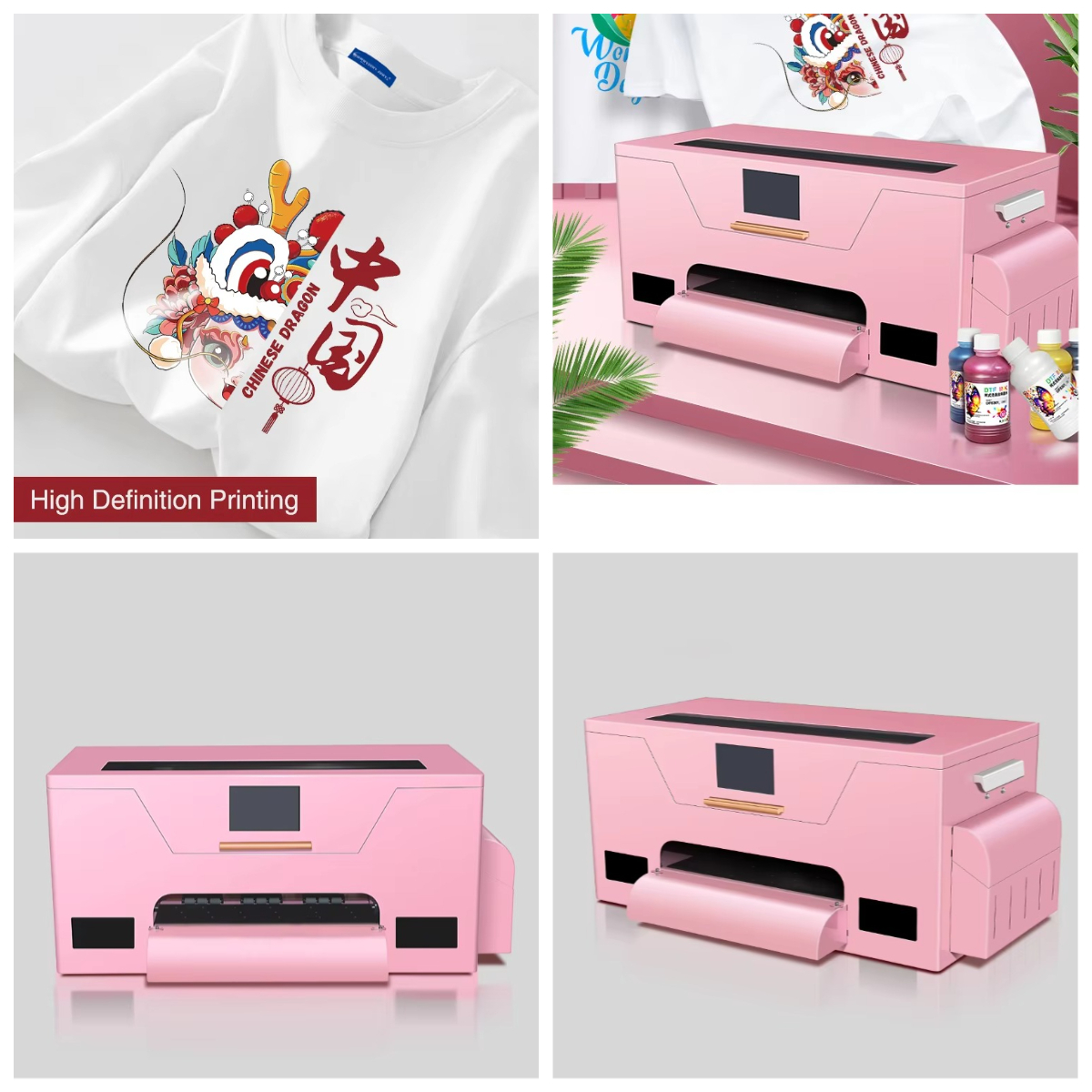 New Style A3+ 33cm 13inch Pink - Dtf Printer Machine avaliação e preço