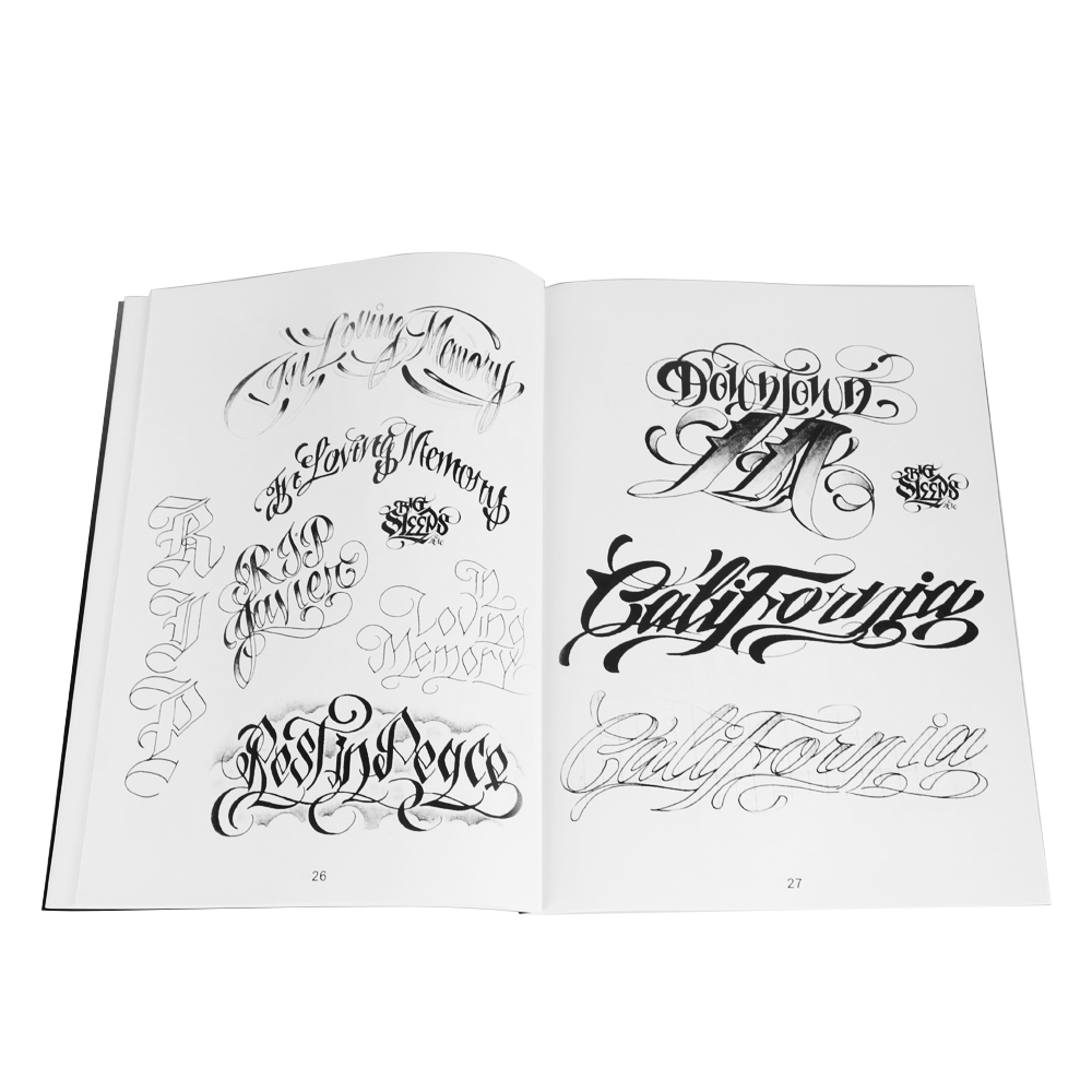 Tattoo Book Design English Wor - White Toner Transfer Paper avaliação e preço