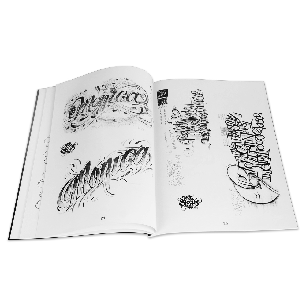 Tattoo Book Design English Wor - White Toner Transfer Paper avaliação e preço