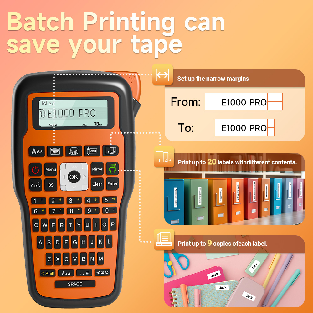 QWERTY Keyboard E1000 Label Pr - Commercial Printing Types avaliação e preço