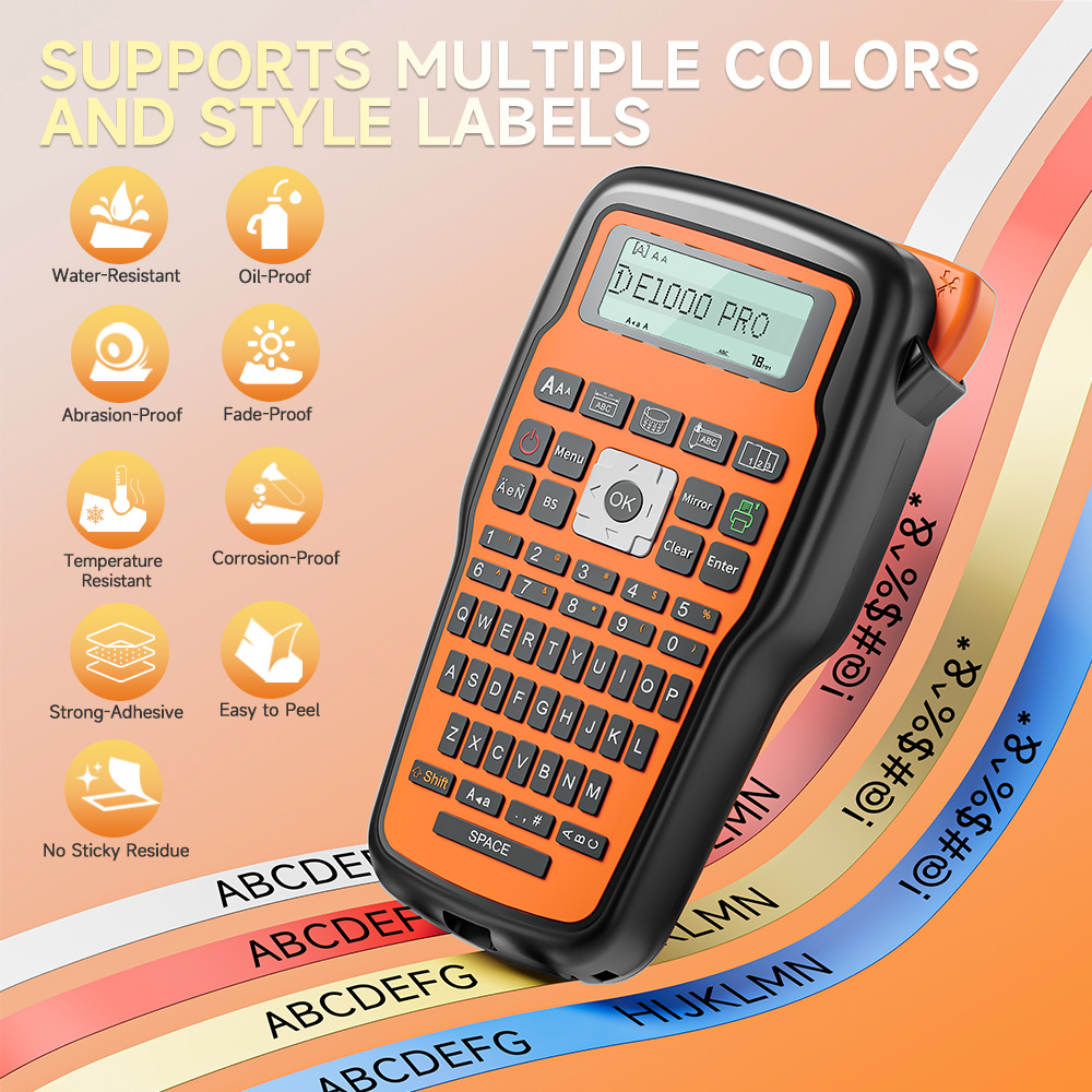 QWERTY Keyboard E1000 Label Pr - Commercial Printing Types avaliação e preço