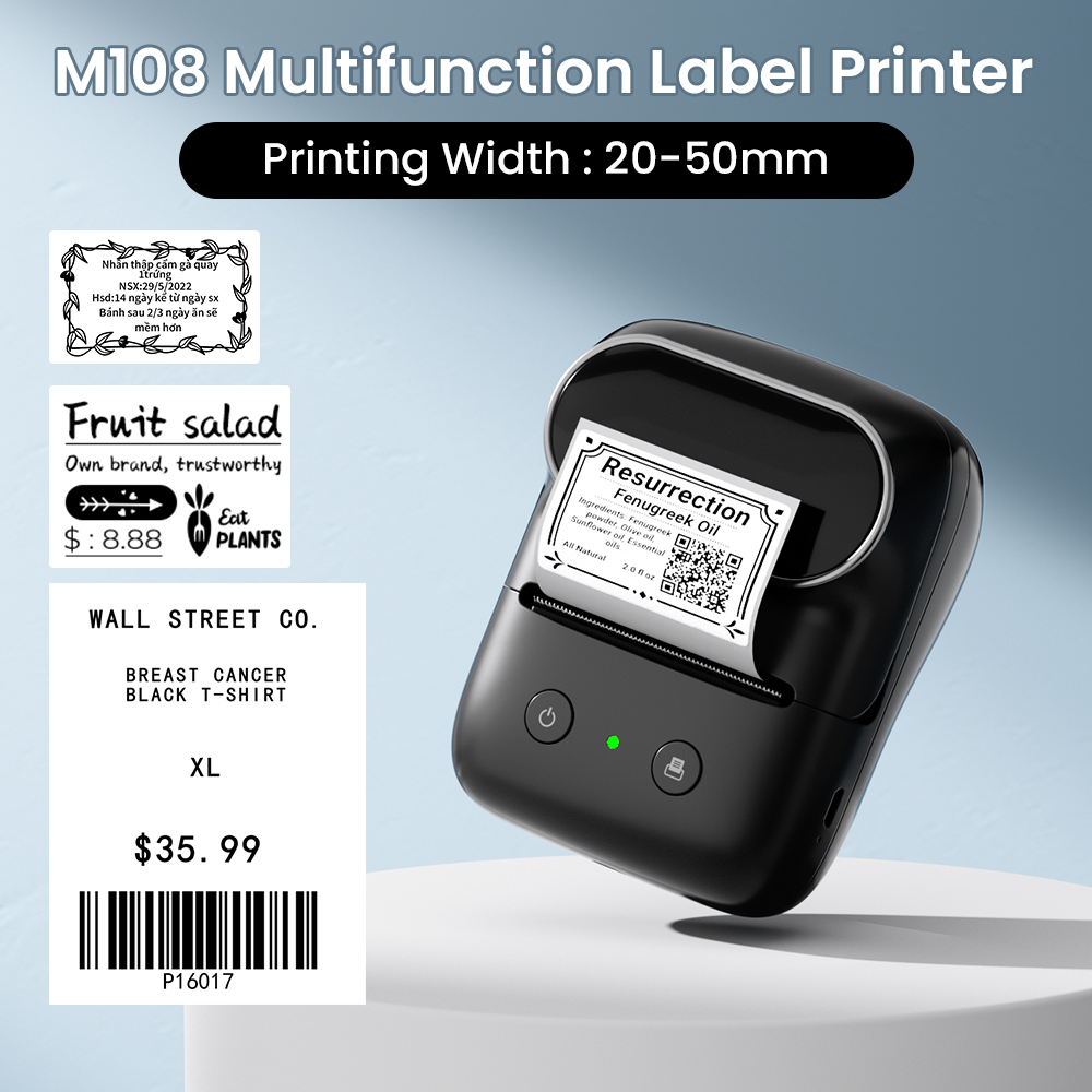 Phomemo M108 Portable Label Pr - Commercial Printing Types avaliação e preço