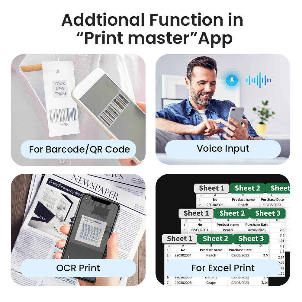 Phomemo M108 Portable Label Pr - Commercial Printing Types avaliação e preço