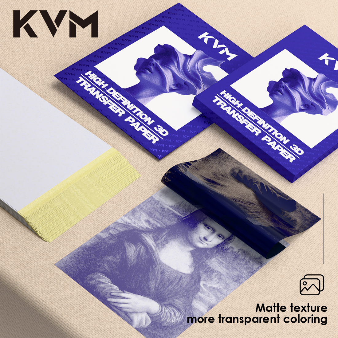 KVM 25-100 Pcs A4 Tattoo Trans - White Toner Transfer Paper avaliação e preço