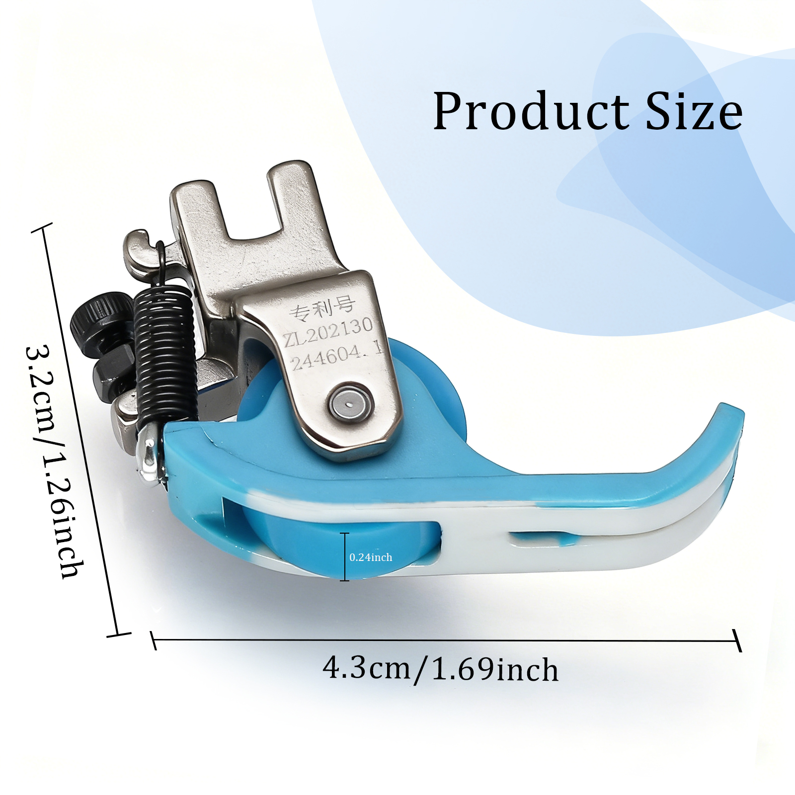 Roller Presser Foot, Heavy-Dut - Commercial Embroidery Machine avaliação e preço