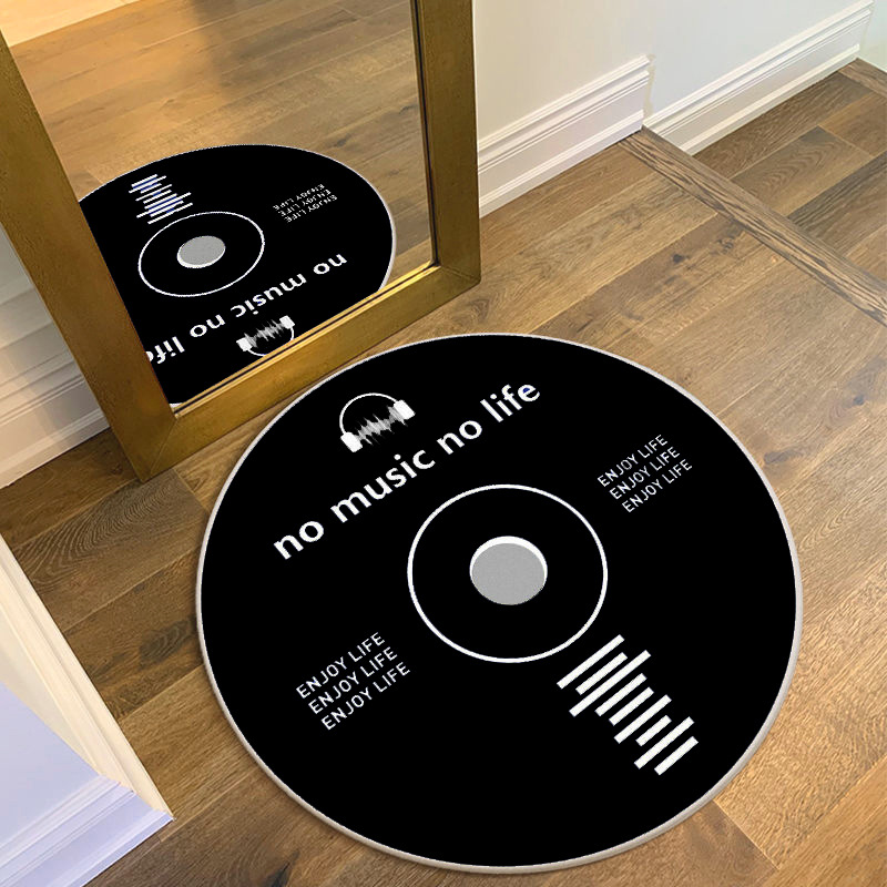 Vinyl Record Pattern Round Car - Commercial Vinyl Printing Machine avaliação e preço