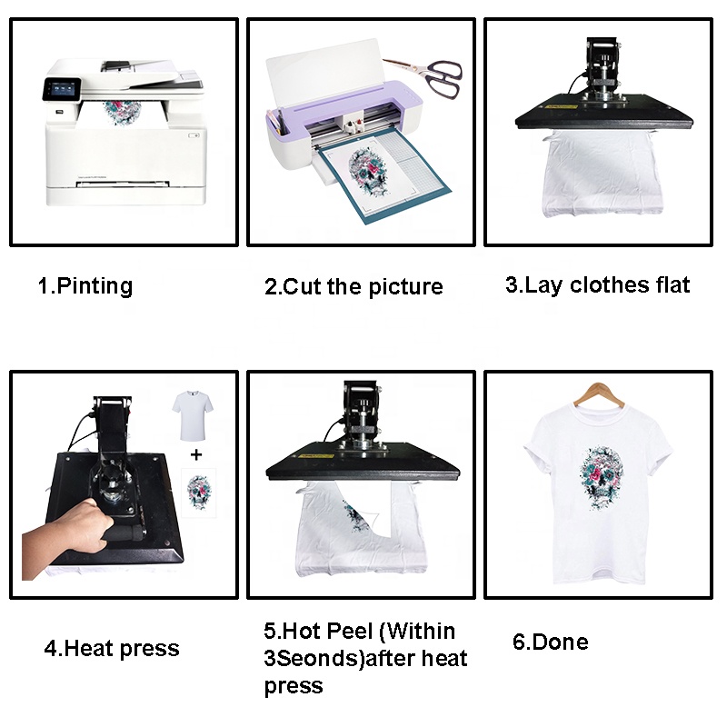 A4 Heat Transfer Paper laser S - White Toner Transfer Paper avaliação e preço