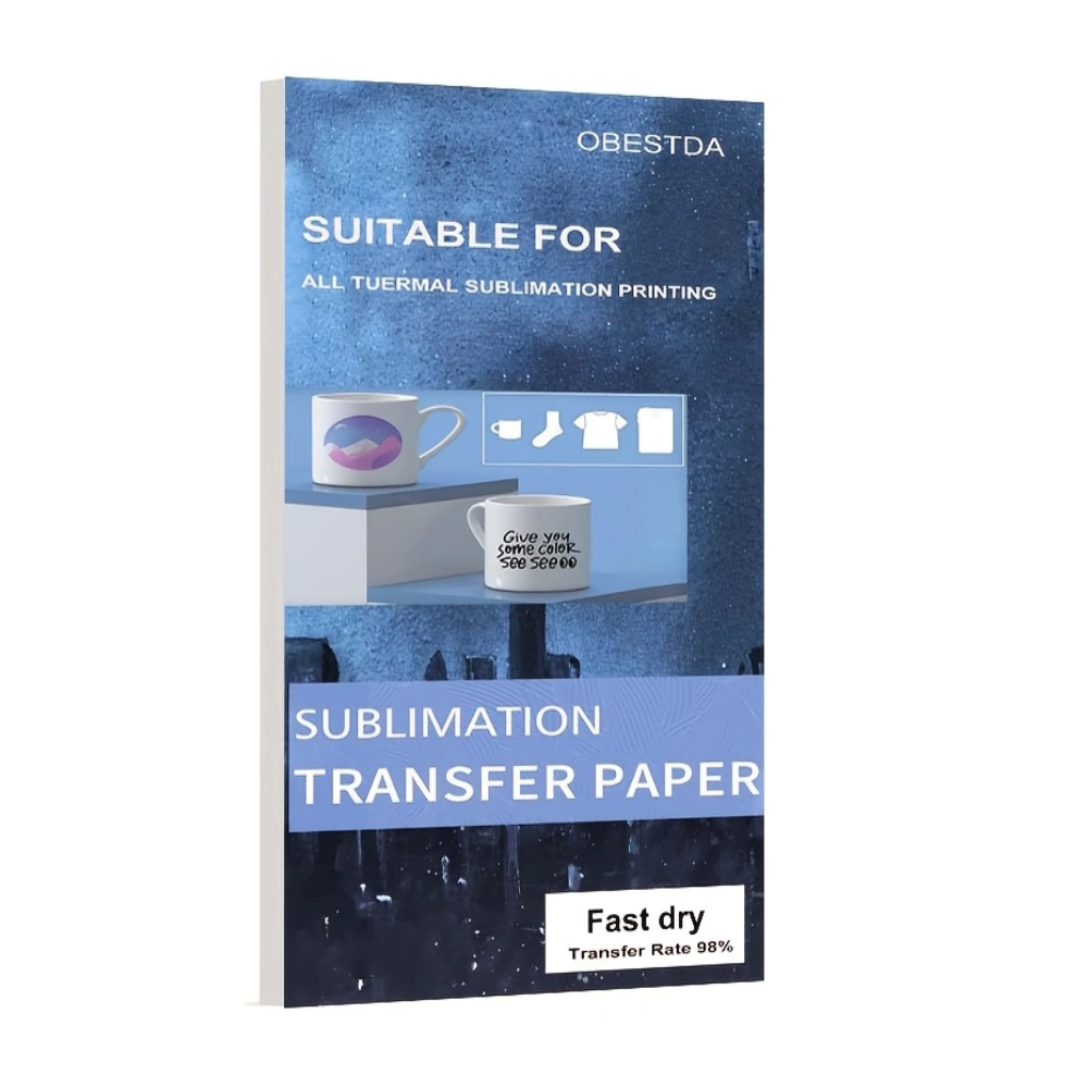 100 Sheets Sublimation Heat Tr - White Toner Transfer Paper avaliação e preço