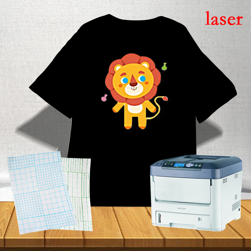 A4 10Pcs Laser Heat Transfer P - White Toner Transfer Paper avaliação e preço