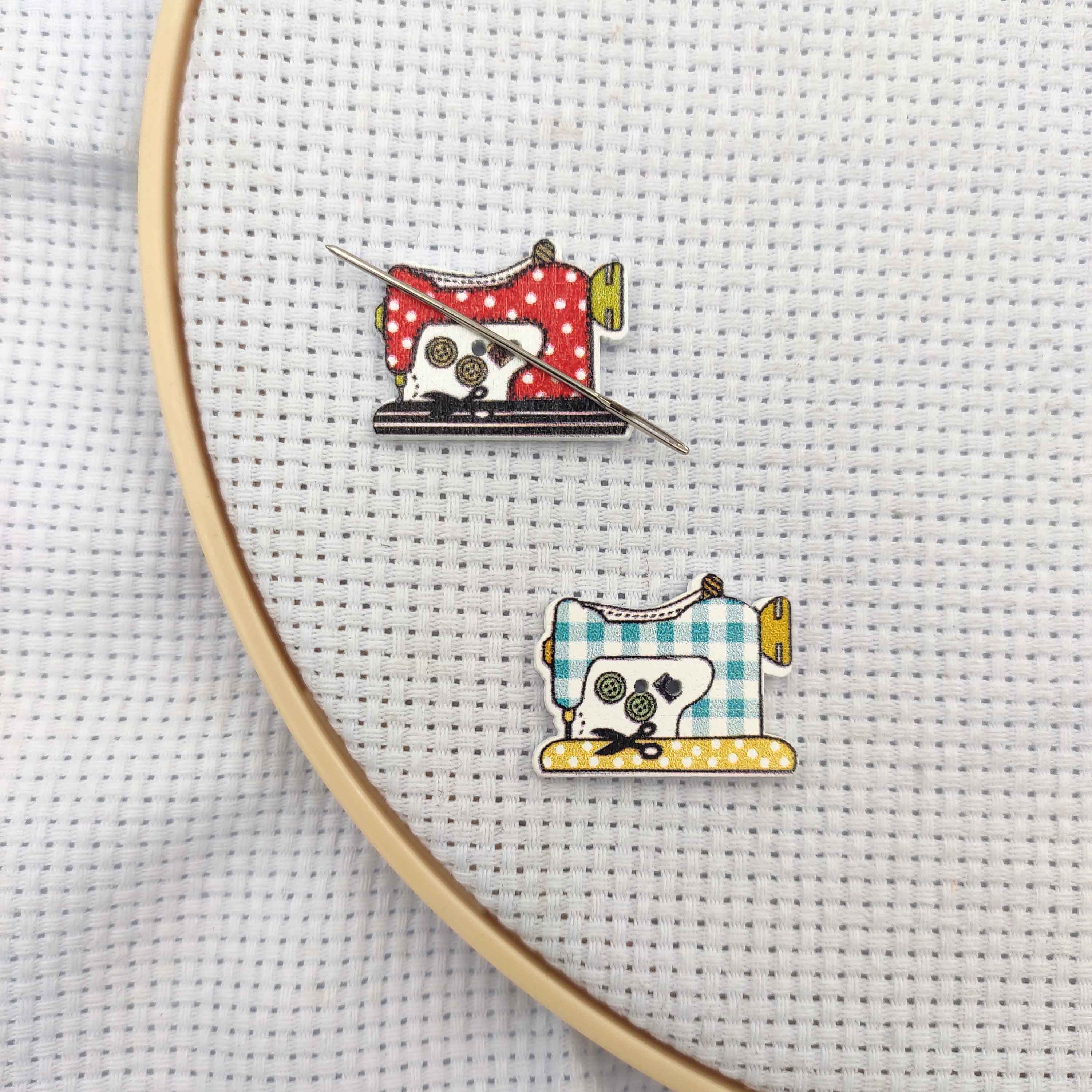 Needle Minders Wood Sewing Mac - Commercial Embroidery Machine avaliação e preço