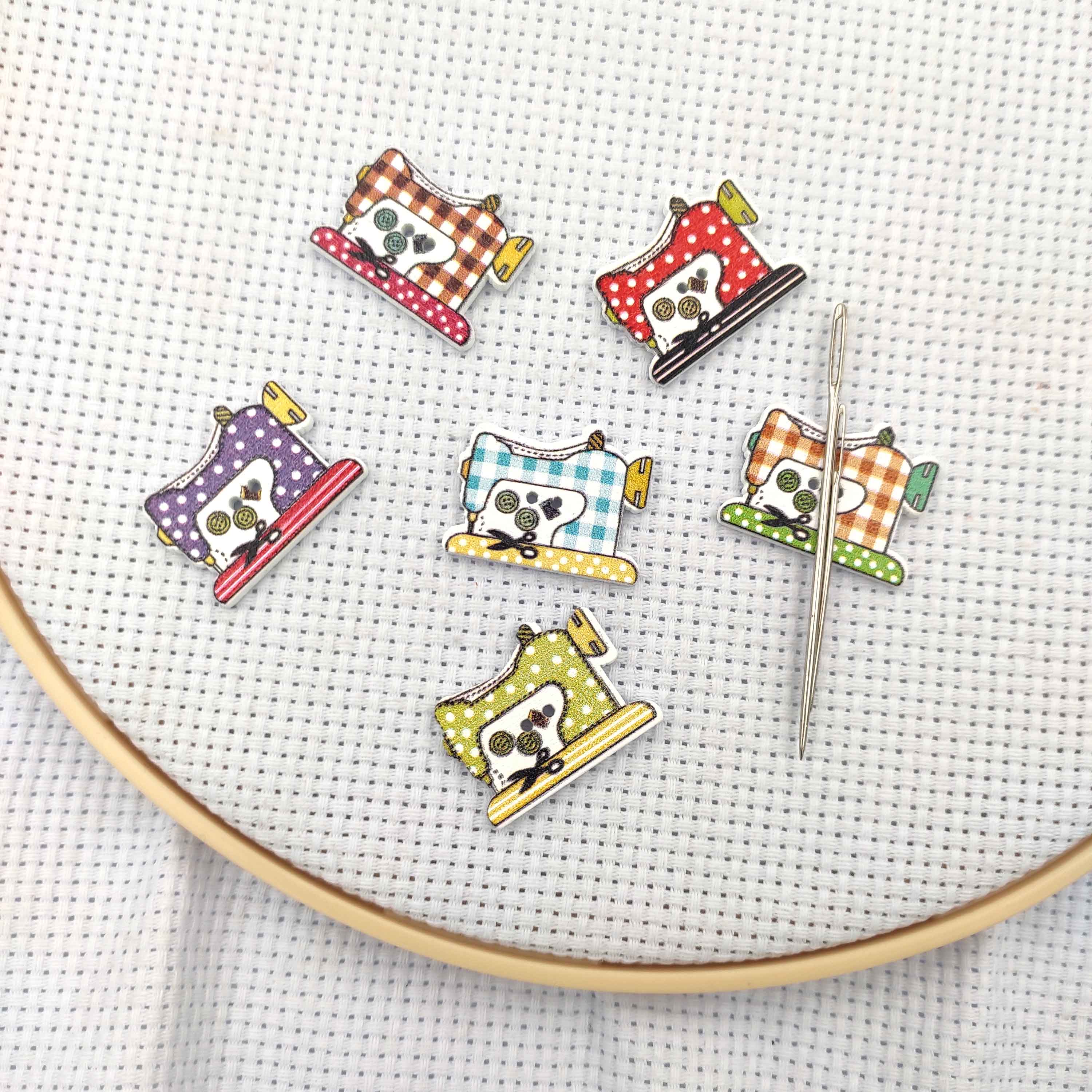 Needle Minders Wood Sewing Mac - Commercial Embroidery Machine avaliação e preço
